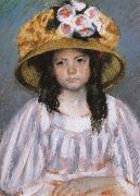 Mary Cassatt, Fillette au Grand Chapeau